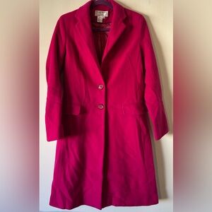 Helene Berman Fuchsia Trench Coat